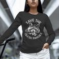 Save the Trash Pandas Long Sleeve | Unisex Raccoon Lover Tee