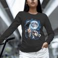 Three Opossum Raccoon Skunk Moon Howling Animal Meme Unisex Long Sleeve T-Shirt