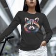 Watercolor Raccoon Child Unisex Long Sleeve T-Shirt | Modern Classic
