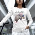 Fairy Godpossum Long Sleeve Tee - Raccoon Trash Panda Design