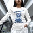 Moody Raccoon Trash Panda Meme Long Sleeve T-Shirt - Unisex