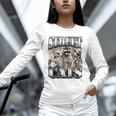 Raccoon Feral Unisex Long Sleeve T-Shirt - Retro Summer Vibes