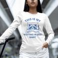 Raccoon Meme Unisex Long Sleeve T-Shirt - Sarcastic Lazy Humor