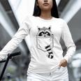 Raccoon Trash Panda Long Sleeve T-Shirt - Casual Unisex Fit