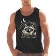 Funny Racoon Men's Tank Top - Sarcastic 'Trash Can' Slogan