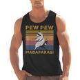 Pew Pew Raccoon Men's Tank Top - Vintage Retro Humor