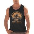 Raccoon Hiking Society Men's Tank Top | Vintage Outdoor Adventure