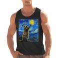 Raccoon Lover Tank Top - Van Gogh Starry Night Inspired Art