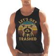 Raccoon Lovers Adorable Animal Let's Get Trashed Small Men Tank Top