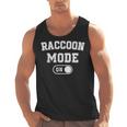 Raccoon Mode On Men's Tank Top | Fun Trash Panda Animal Shirt