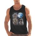 Raccoon Moonlight Tank Top - Men's Outdoorsy Theme