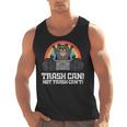 Raccoon vs Street Cat Unisex Tank Top | Fun Animal Design