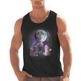 Rat Men Tank Top | Rats Howling at the Moon Graphic Tee