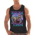 Retro Raccoon Meme Tank Top - Fun Men's Wear for Friends