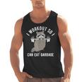 So I Can Eat Garbage Raccoon Trash Panda Workout Gym Men Tank Top