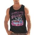 Strawberry Jam Raccoon Theme Men's Tank Top - Fun and Unique