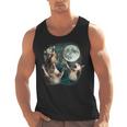 Three Possum Moon Tank Top | Fun & Quirky Gift for Men