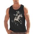 Vintage Cowboy Raccoon Tank Top - Retro Western 90s Style for Men
