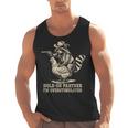 Vintage Western Humor Raccoon Tank Top - Cowboy Raccoon Design for Men