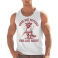 Cowboy Raccoon Men's Tank Top - Western Humor & Unique Style