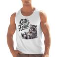 Cute But Feral Panda Raccoon Tank Top - Fun Costume for Men