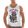 Cute Feral Raccoon Tank Top - Colorful Design for Men