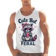 Cute Raccoon Tank Top - Feral Girl Summer Fun Unisex Tee