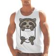 Not My Trash Not My Dumpster Sarcastic Raccoon Men Tank Top