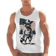 Raccoon Cowboy Country Tank Top | Vintage Style for Adults
