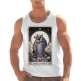 Raccoon Lovers Tarot Card Men's Tank Top | Rustic Design