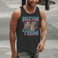 Autistic Raccoon Meme Tank Top for Men - Funny Autism Tee