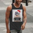 Dear Santa Raccoon Christmas Men's Tank Top | Fun Holiday Style