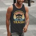 Everything Is Trash Vintage Raccoon Lovers Men Tank Top