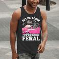 Get In Loser We’Re Going Feral Raccoon Opossum Meme Men Tank Top
