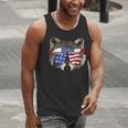 Patriotic Raccoon Tank Top - USA July 4th Style for Men