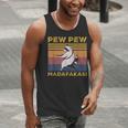 Pew Pew Raccoon Men's Tank Top - Vintage Retro Humor