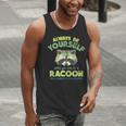 Raccoon Graphic Men's Tank Top - Fun Outdoor Theme