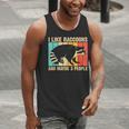 Raccoon Lover Introvert Tank Top for Men & Women