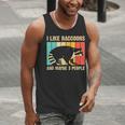 Raccoon Lover Tank Top - Introvert Style for Men & Women