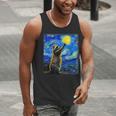 Raccoon Lover Tank Top - Van Gogh Starry Night Inspired Art