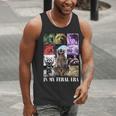 Raccoon Meme Men’s Tank Top - Fun & Vibrant for Everyday Wear
