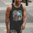 Raccoon Moon Howl Tank Top for Men, Women & Kids | Unisex Fun