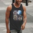 Raccoon Moonlight Tank Top - Men's Outdoorsy Theme