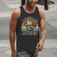 Raccoon Trash Panda Men’s Tank Top - Humorous Casual Wear