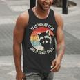 Raccoon Vintage Men's Tank Top - Keep Cool & Classic