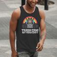 Raccoon vs Street Cat Unisex Tank Top | Fun Animal Design