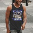 Rizz Em Autistic Raccoon Meme Tank Top for Men