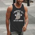 So I Can Eat Garbage Raccoon Trash Panda Workout Gym Men Tank Top