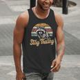 Stay Trashy Meme Tank Top - Funny Opossum & Raccoon Design for Men