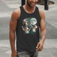 Three Possum Moon Tank Top | Fun & Quirky Gift for Men